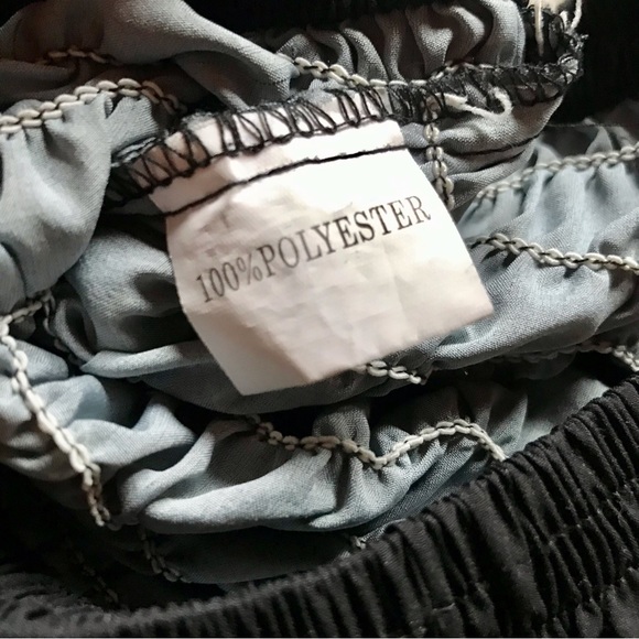 FREE w/ purchase Black and white splash harem pants polyester free size - Picture 3 of 4